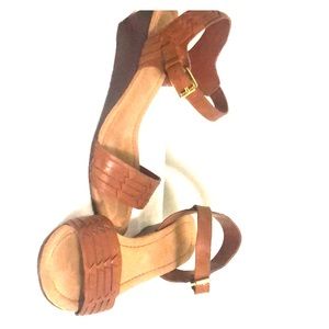 Lightly worn polo tan sandals